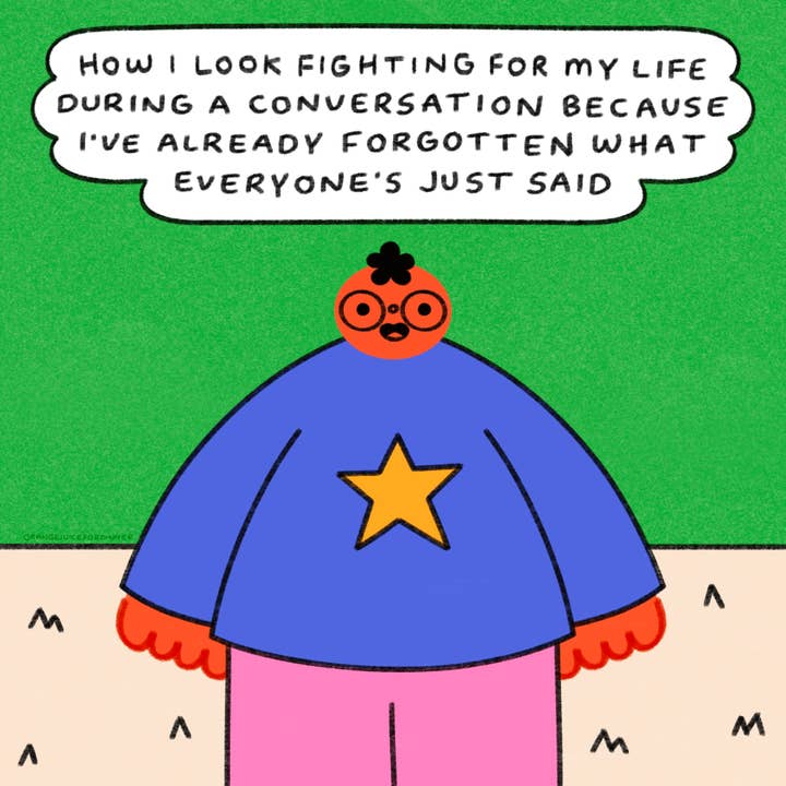 Fighting For My Life During A Conversation for wholesale by Orange Juice For Dinner