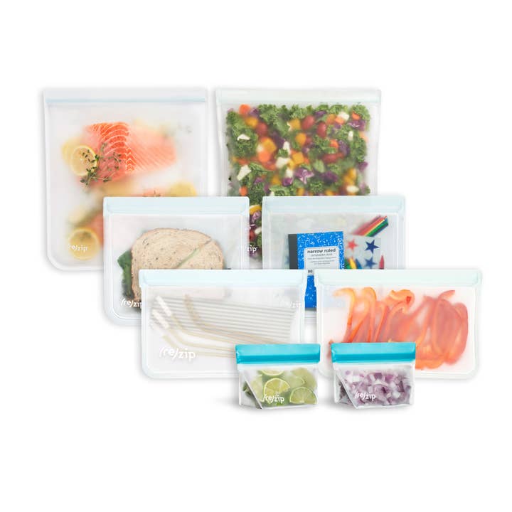 Sustainable Seasonal Reusable Storage Bags Kit - 8 Piece Set for wholesale by Rezip Co.
