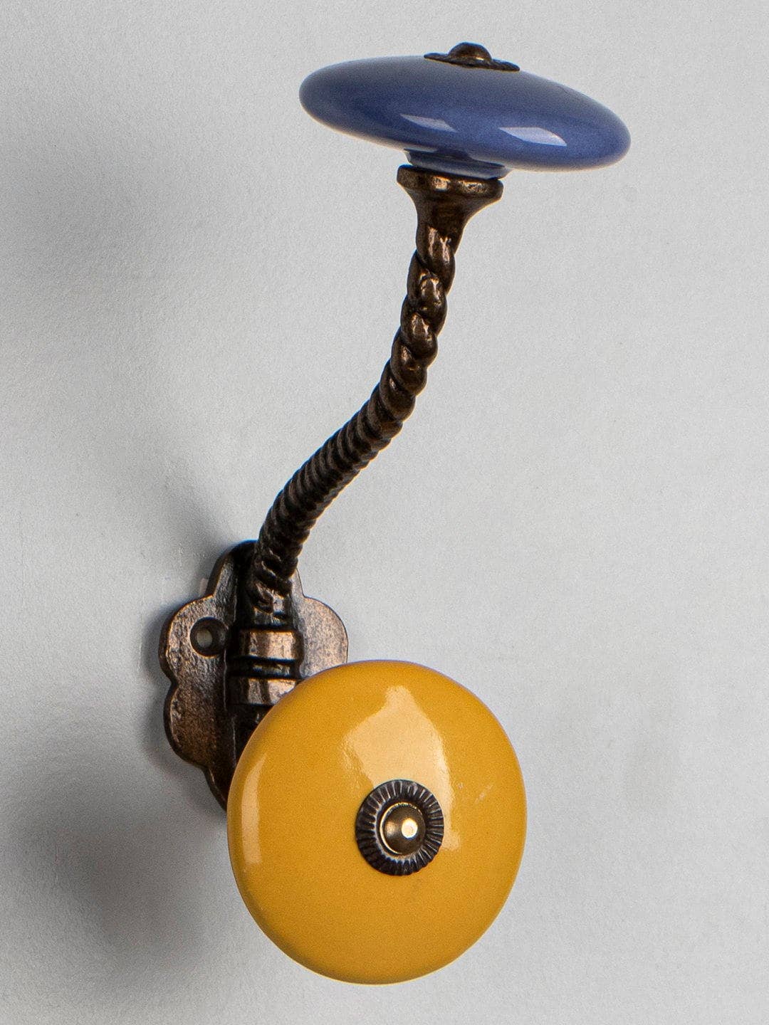 KNOBCO – Gancho de parede por atacado – Cabide de Parede Cerâmico Artesanal Sortido | Cabide Vintage com Ganchos de Metal9