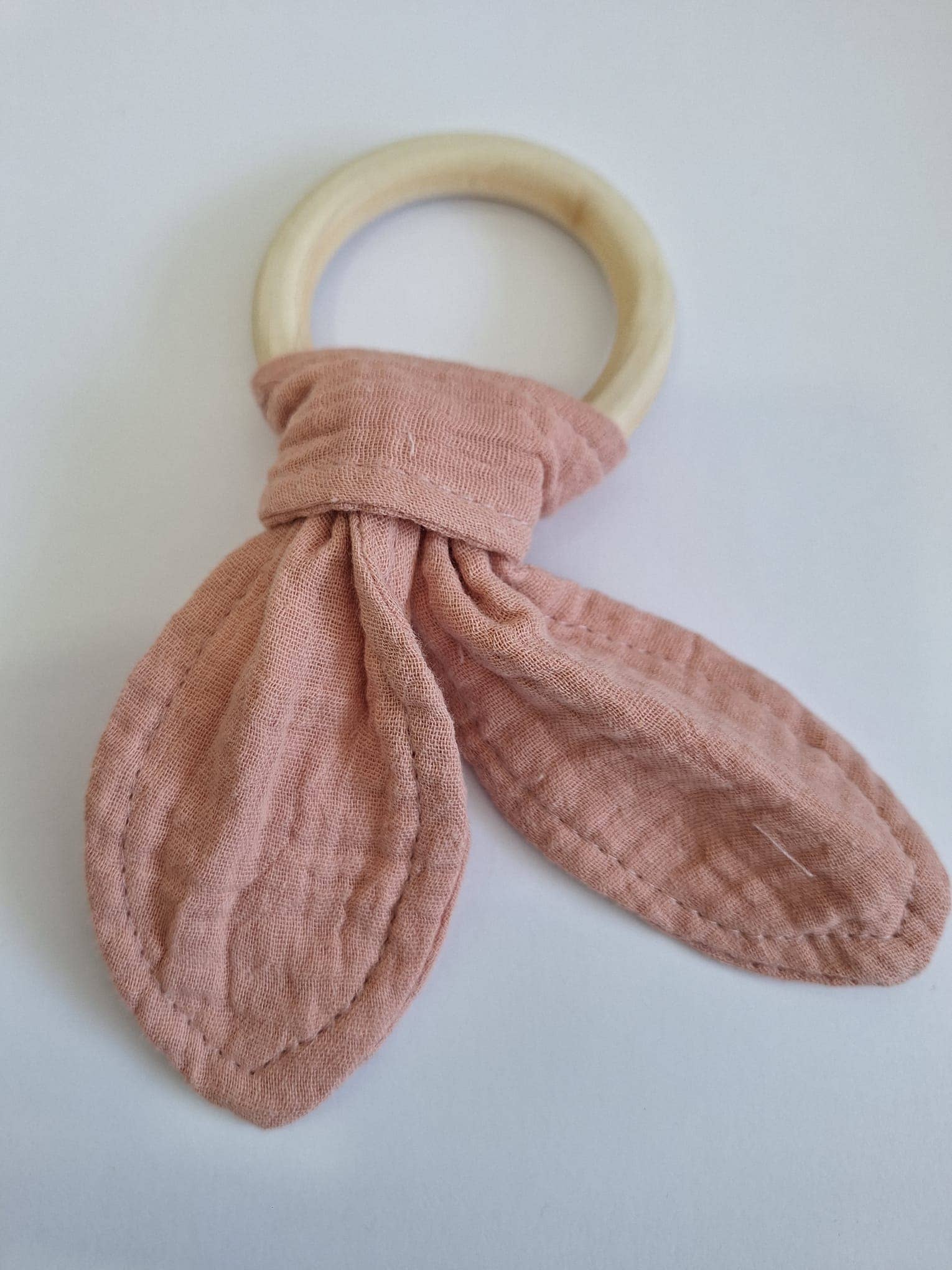 Cotton Socks - Wholesale Teether (Not Clip-On) - Baby - MC-04 Organic Cotton Muslin Teether 16 cm x 8 cm8