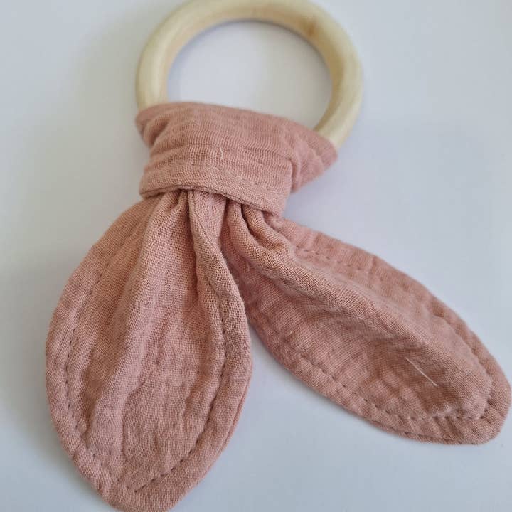Cotton Socks - Wholesale Teether (Not Clip-On) - Baby - MC-04 Organic Cotton Muslin Teether 16 cm x 8 cm8