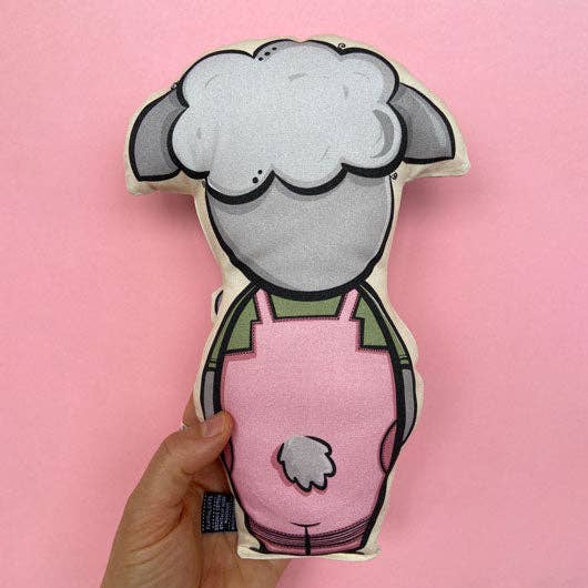 Micastricas - Wholesale Stuffed/Plush Toy - Kids & Baby - Sheep soft toy with little pocket friend2