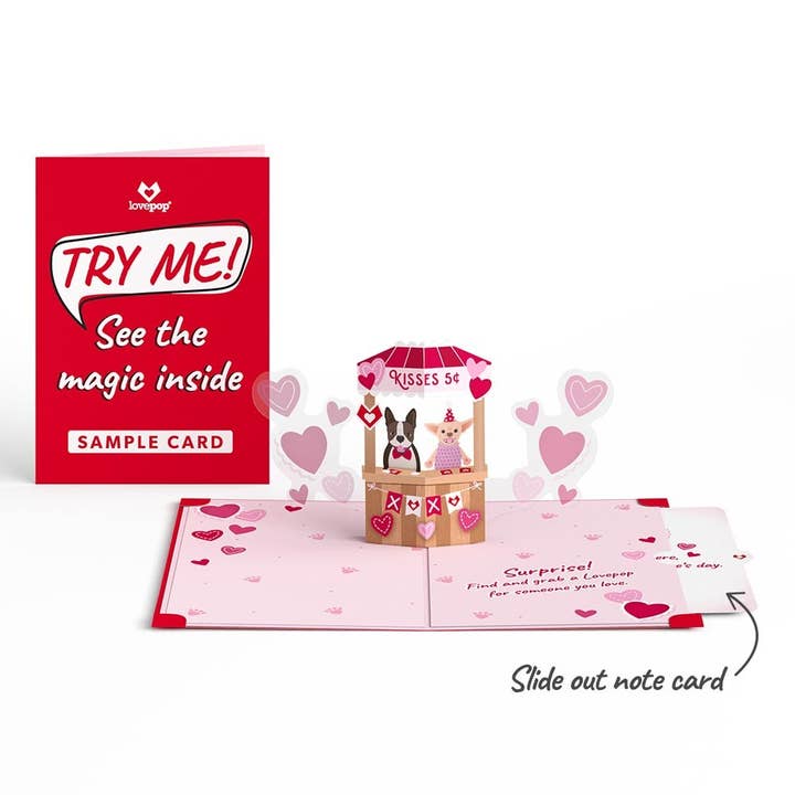 5x7" Try Me Cover With Sample for wholesale by Lovepop Cards
