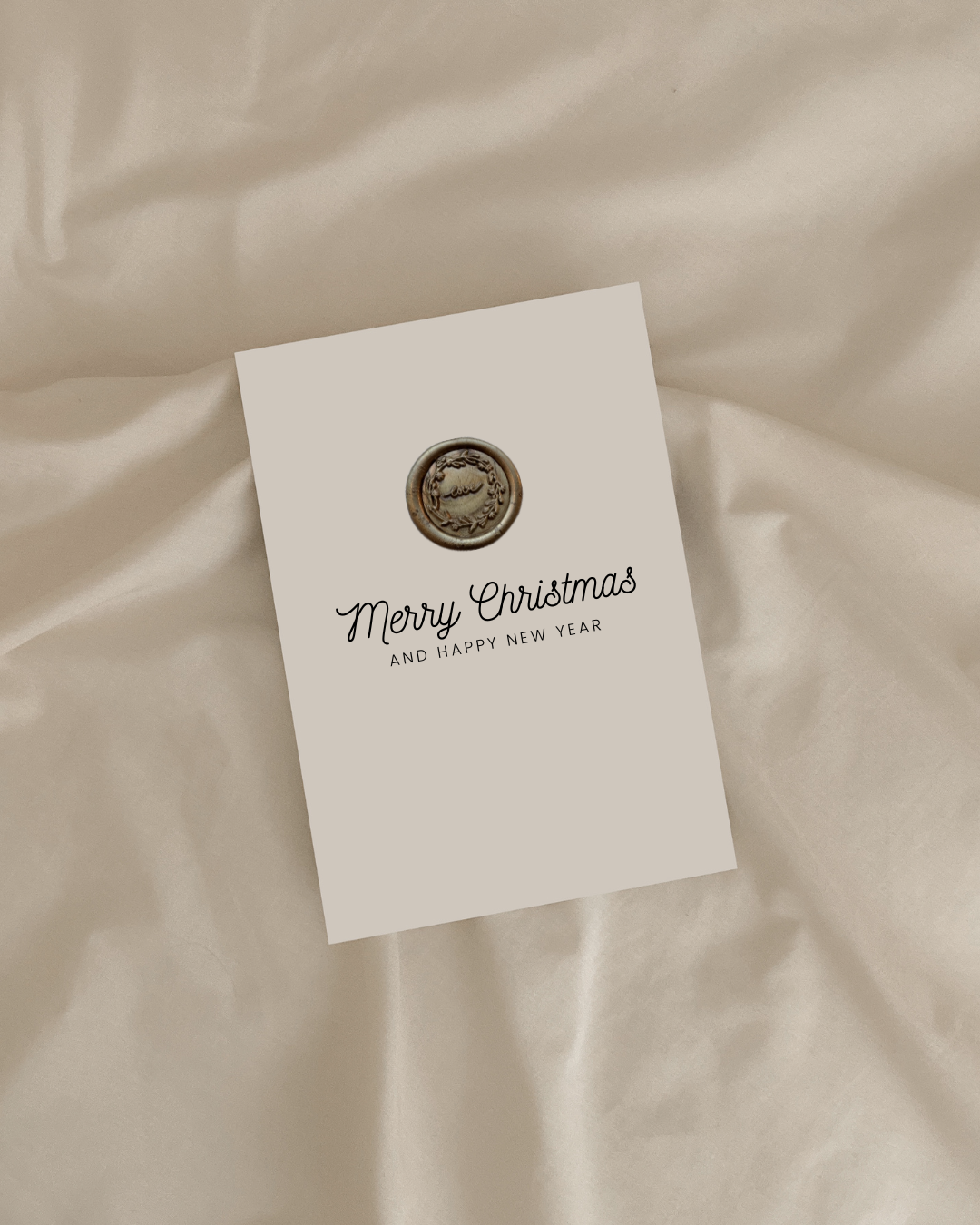 Simple Creation Studio - Wholesale Sealing Wax - Merry Christmas and Happy New Year Card WITH WAX SEAL7