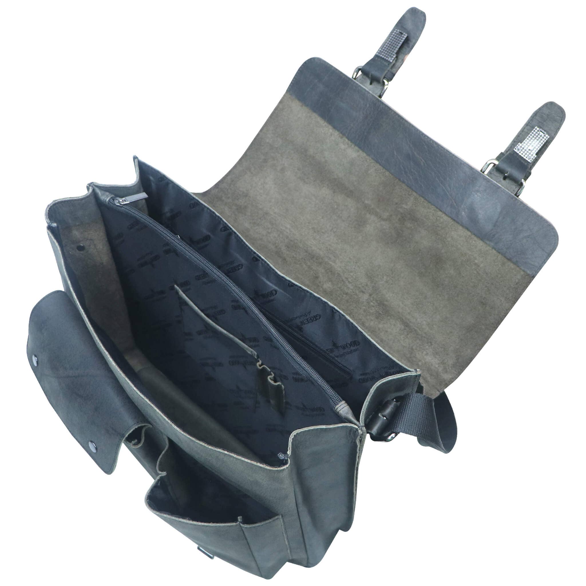 Greenwood – wholesale Portfölj - Unisex – Kurt läder lärarväska för kvinnor stor portfölj för män1