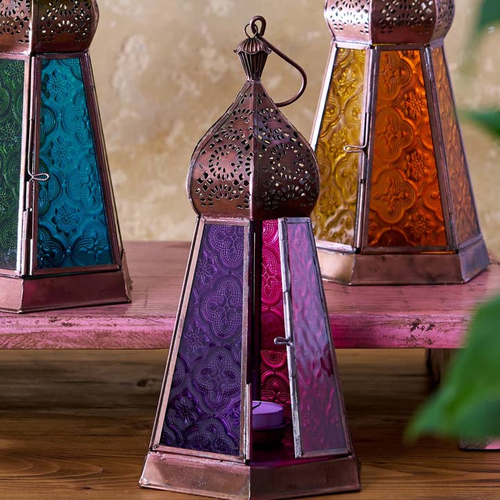 Mytri Designs - Wholesale Lantern - Moroccan Glass Lanterns1