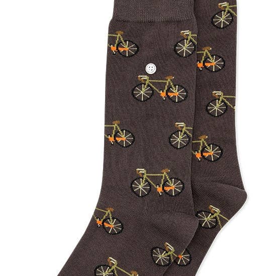 Chaussettes motif vélos | Marron pour la vente par Alfredo Gonzales