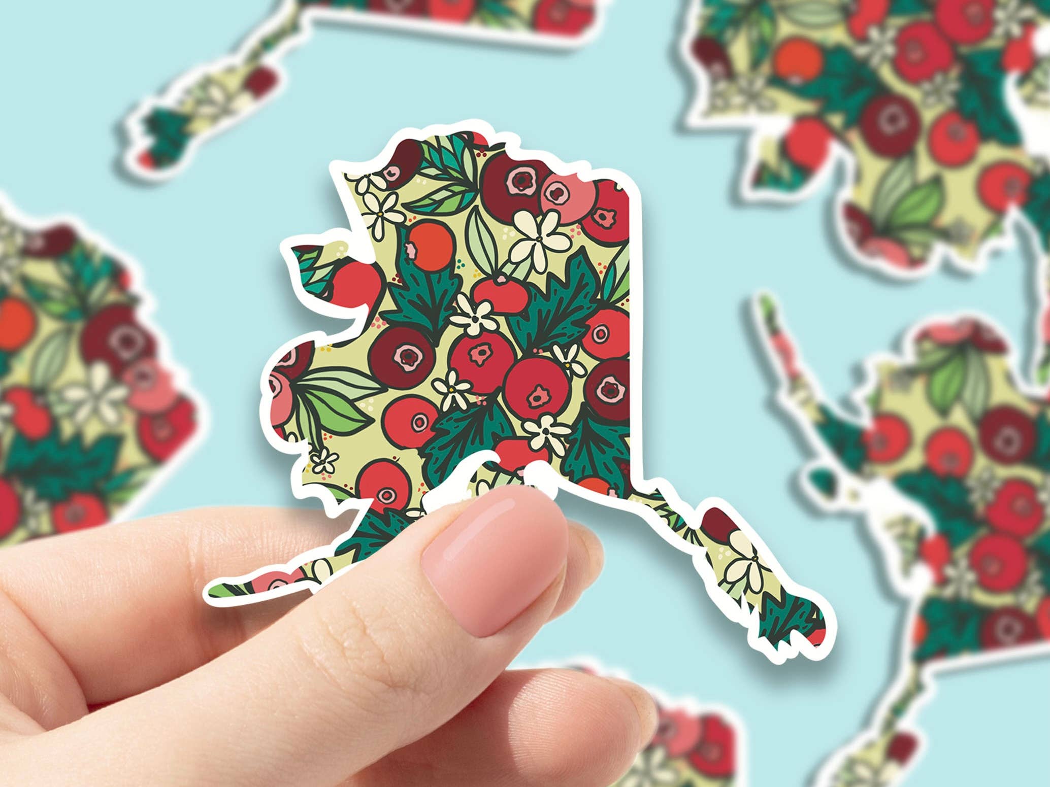 Sweet Humors – wholesale Sticker – Alaska Cranberry Vinyl Sticker2