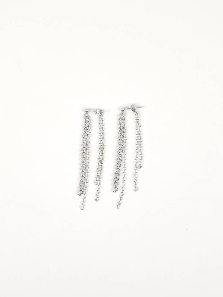 Boucles d'oreilles pendantes en argent 925 pour la vente par Emilie Pesch