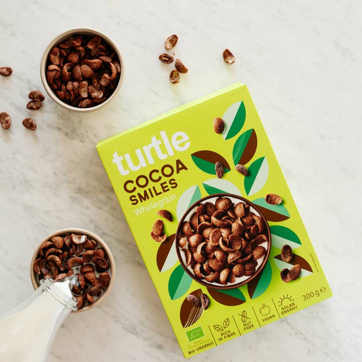 Turtle - Better Breakfast - Vendita all'ingrosso Cereali - Cocoa Smiles cereali al cacao integrali1