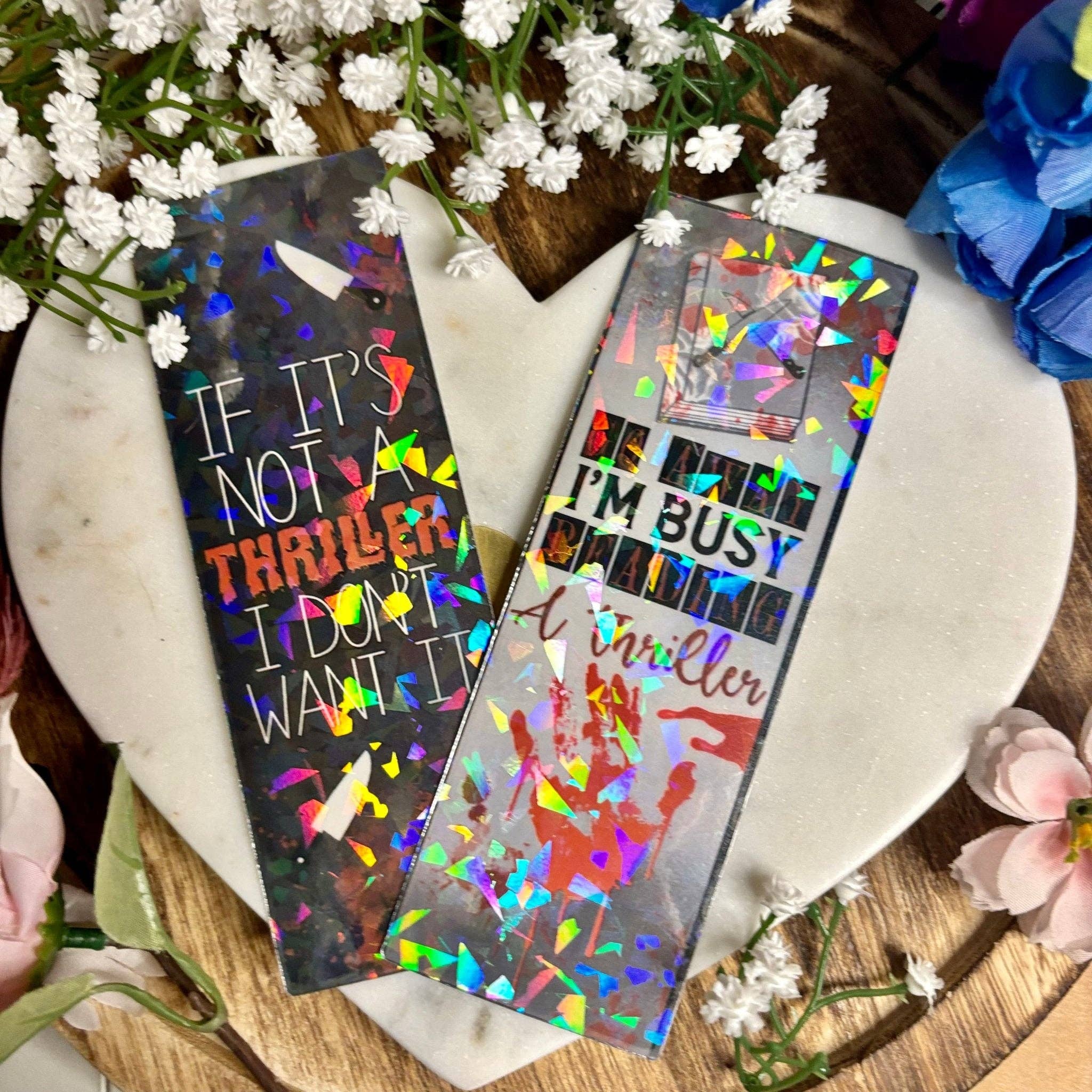 Awfullynerdy.co – Großhandel Lesezeichen – Thriller Books Lesezeichen-Set aus Karton1