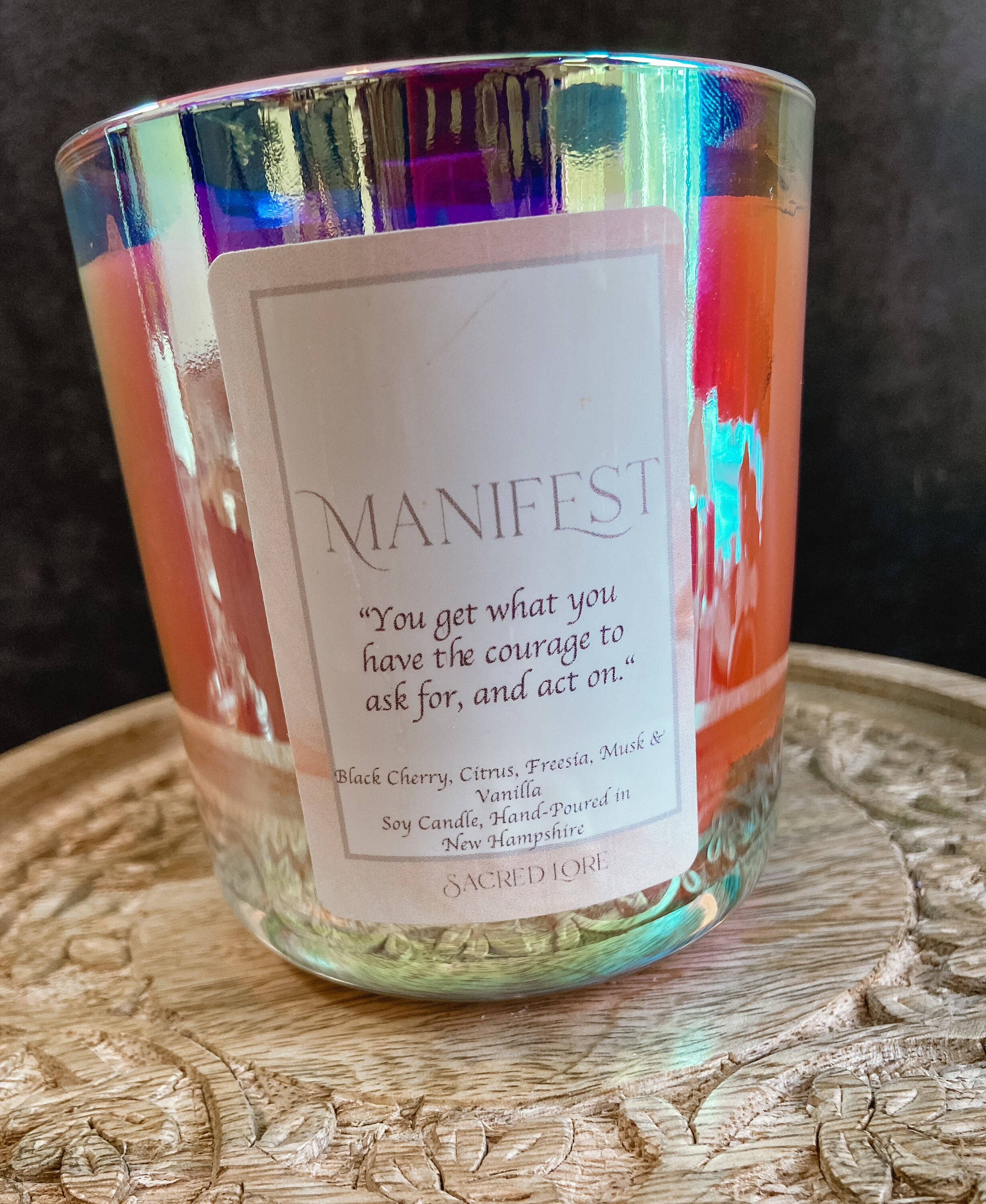 Sacred Lore - Wholesale Jar/Filled Candle - Manifest Soy Candle, Manifesting Ritual, Intention Setting7