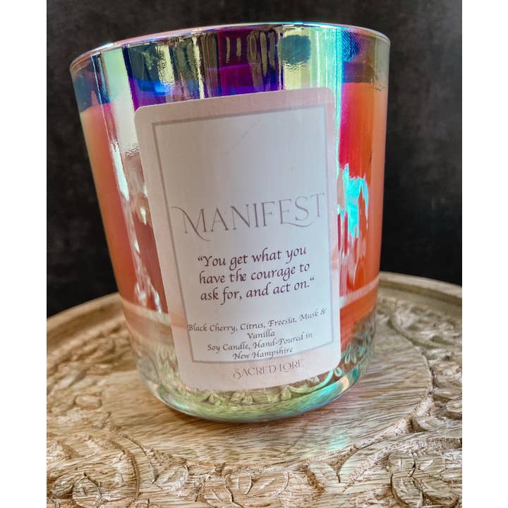 Sacred Lore - Wholesale Jar/Filled Candle - Manifest Soy Candle, Manifesting Ritual, Intention Setting7