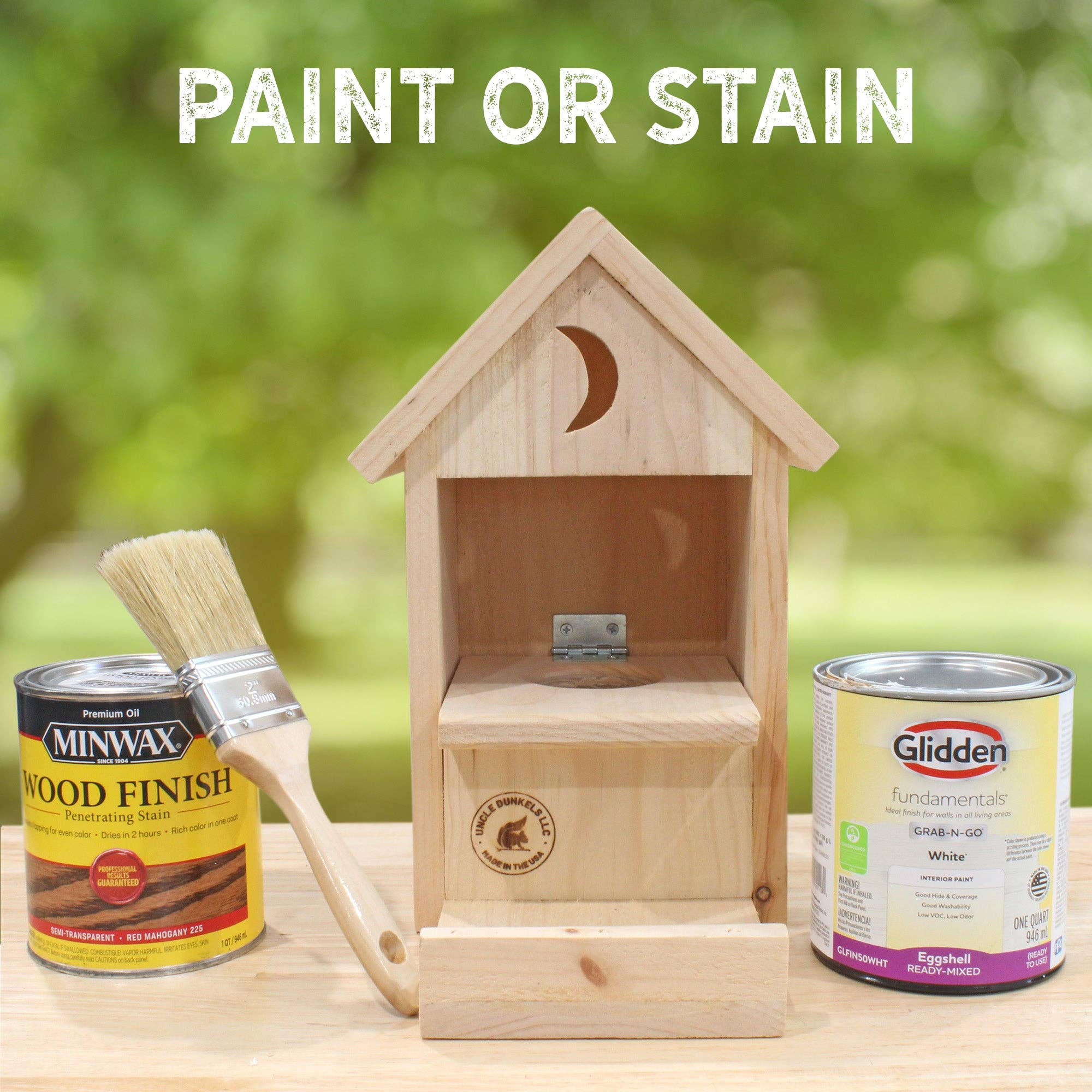 Kurated Korner – wholesale Bird feeder – Uncle Dunkel's Outhouse Squirrel Feeder3