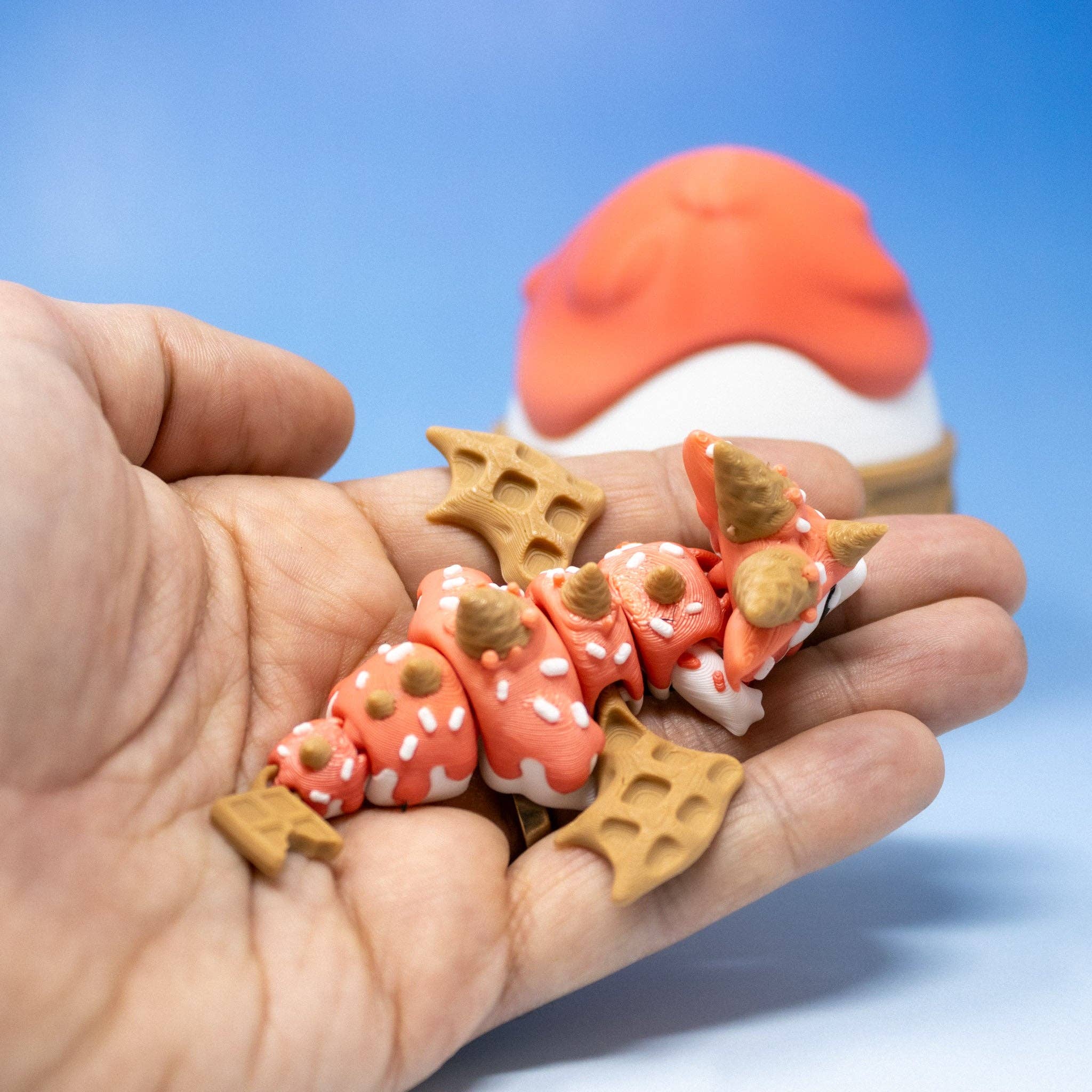 Super Fantastic – wholesale Fidget toy – Kids – Sugar Rush Articulated Dragon & Egg5