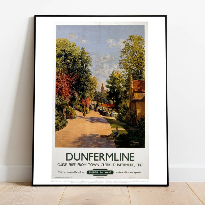 Star Editions - Wholesale Art Print - Dunfirmline, Fife British Railways - Premium Art Print1
