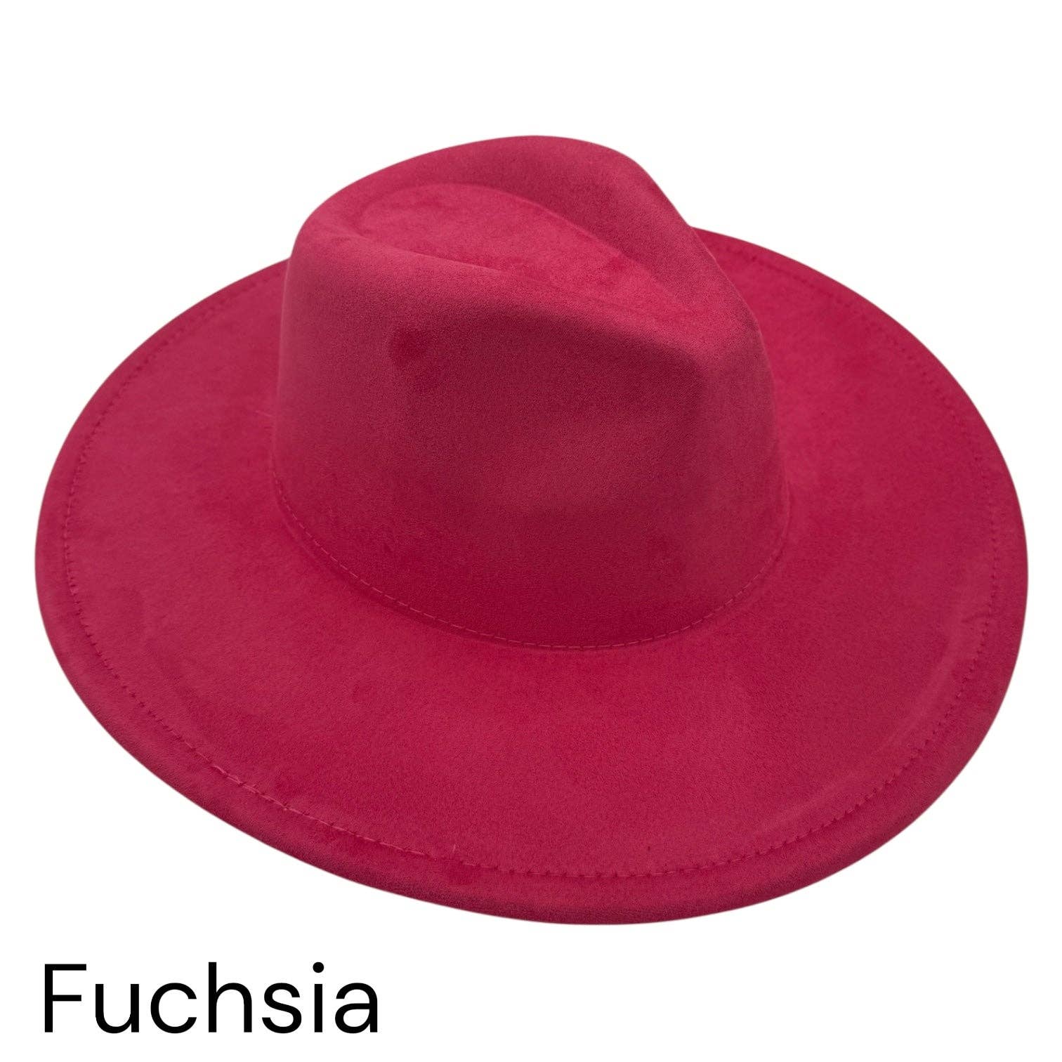 KW Laser Supplies - Wholesale Fedora - Women's - Vegan Suede Wide Brim Hats18