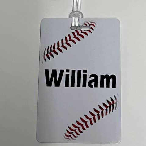 Baseball Bag Tag for wholesale by SGbagtags