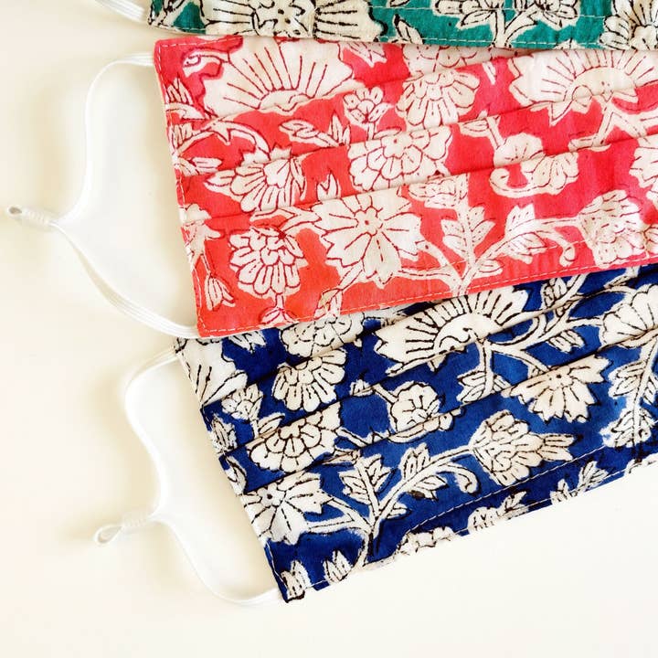 Homesite - Wholesale Non-Medical Disposable Mask - Indian Face Masks, Set of 3, Pleated With A Filter Pocket4