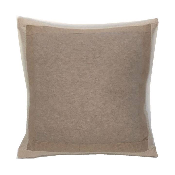 Oatmeal Color Blocked Pillow 24" for wholesale by Deborah Lindquist