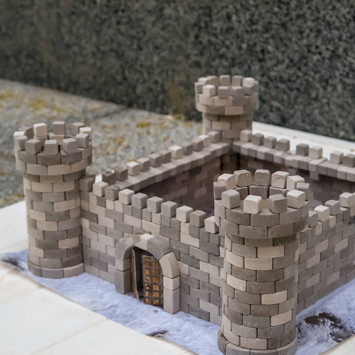 Fainotoys - Vente Jeu construction – enfant - Ensemble de construction mini briques - Château du nid d'aigle4