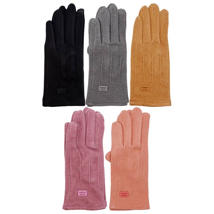 Cap Zone - Wholesale Gloves - Women's - Women's Faux Wool Touchscreen Winter Gloves
