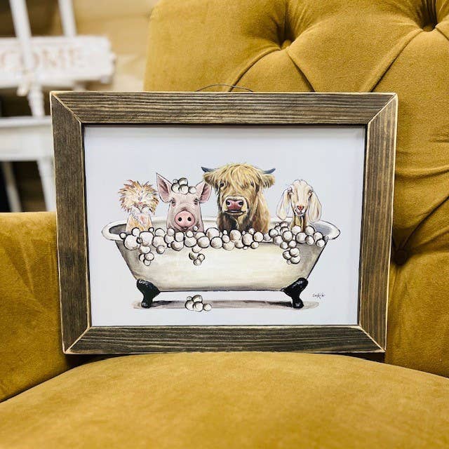 JanMichaels Art & Home - Wholesale Wall Sign - LK130 Tubby Time2