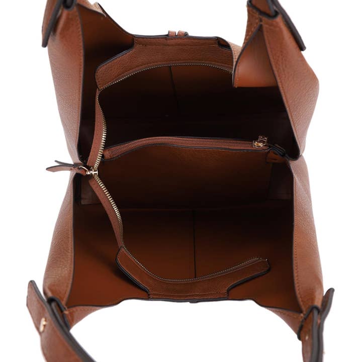 MiMi Wholesale - Wholesale Shoulder Bag - Women's - EE85228 Kai Three compartments Hobo with Tassel7