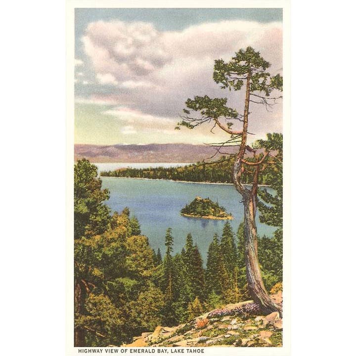 Found Image Press - Wholesale Postcard - Postcard CA-209 Emerald Bay, Lake Tahoe
