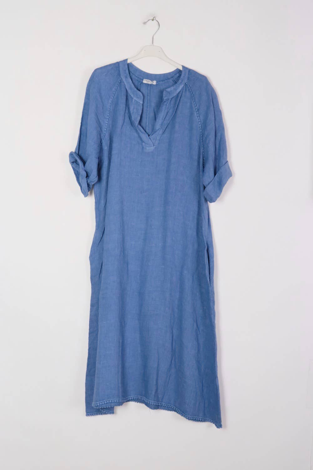 LÉA & LUC - Wholesale Dress - Women's - Long dress in 100% linen REF.716142