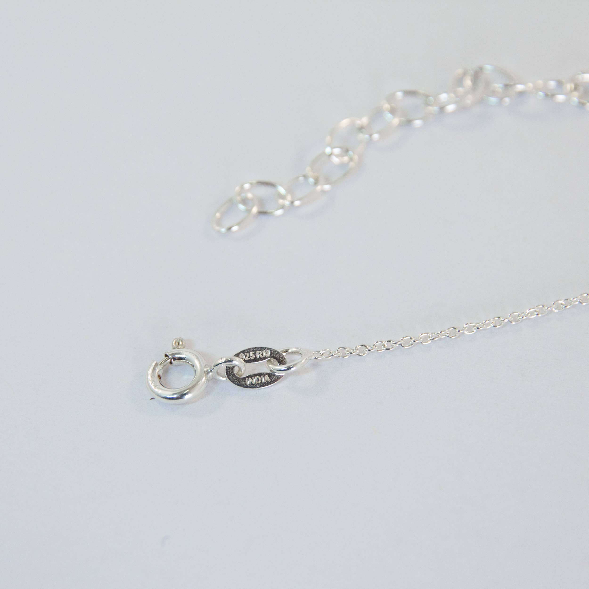 Ajmer by Jodi - Wholesale Link & Chain Necklace - Adjustable 16-18 inch sterling silver cable chain5