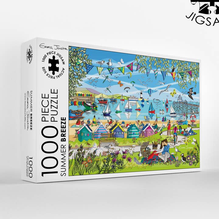 SUMMER BREEZE - Emma Joustra Puzzlespiel für den Großhandel von Great British Jigsaws