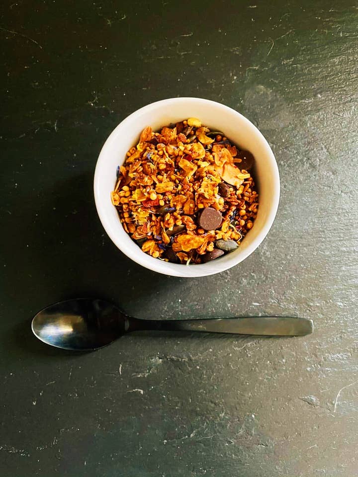 Busy Bee Granola for wholesale by Hunt and Gather Dry Foods