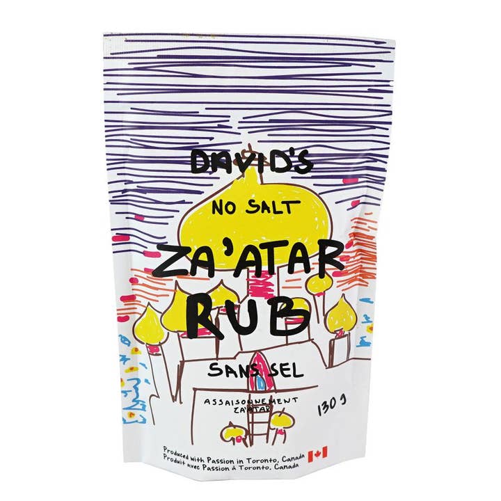 David's Condiments - Vendita all'ingrosso Mix di spezie - Rub Za'atar (Zahtar) 130 g Davids