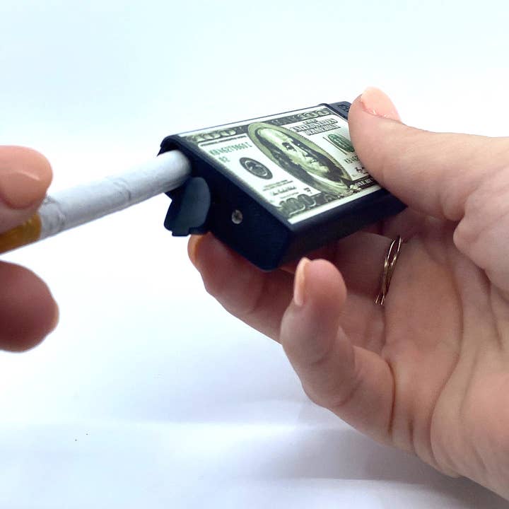 Novelty Closeout - Wholesale Humidor/Cigar Accessory - Smokezilla Cigarette Saver & Torch Lighter Assortment- 12/Pk1