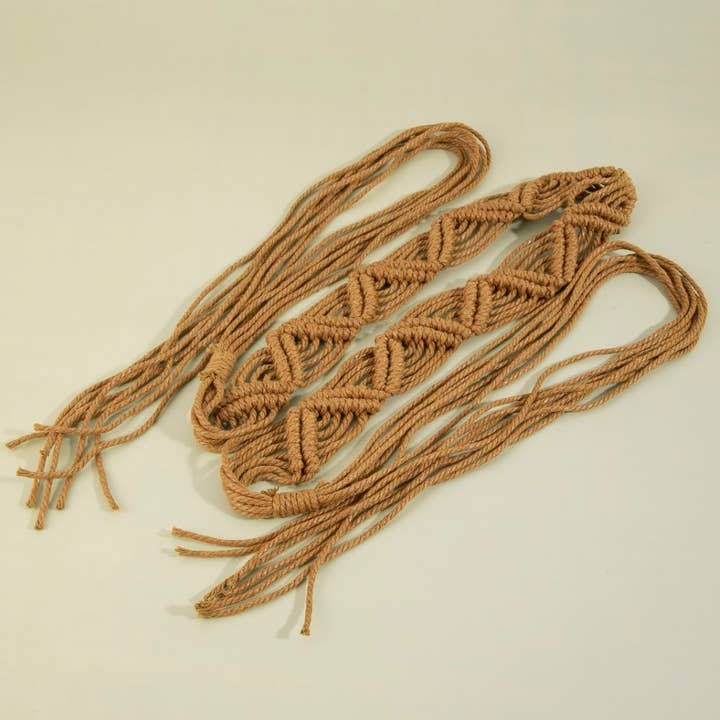 Collections by Fame Accessories - Wholesale Belt - Women's - Rope Braided Fashion Belt