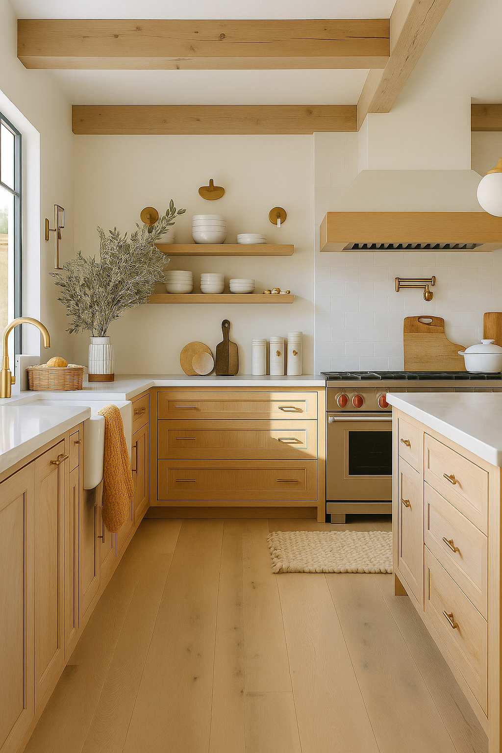 Mama and Tochter - Wholesale Hand Towel - 100% Organic Cotton Rustic Waffle Tea/Hand Towel - Lt Rust3