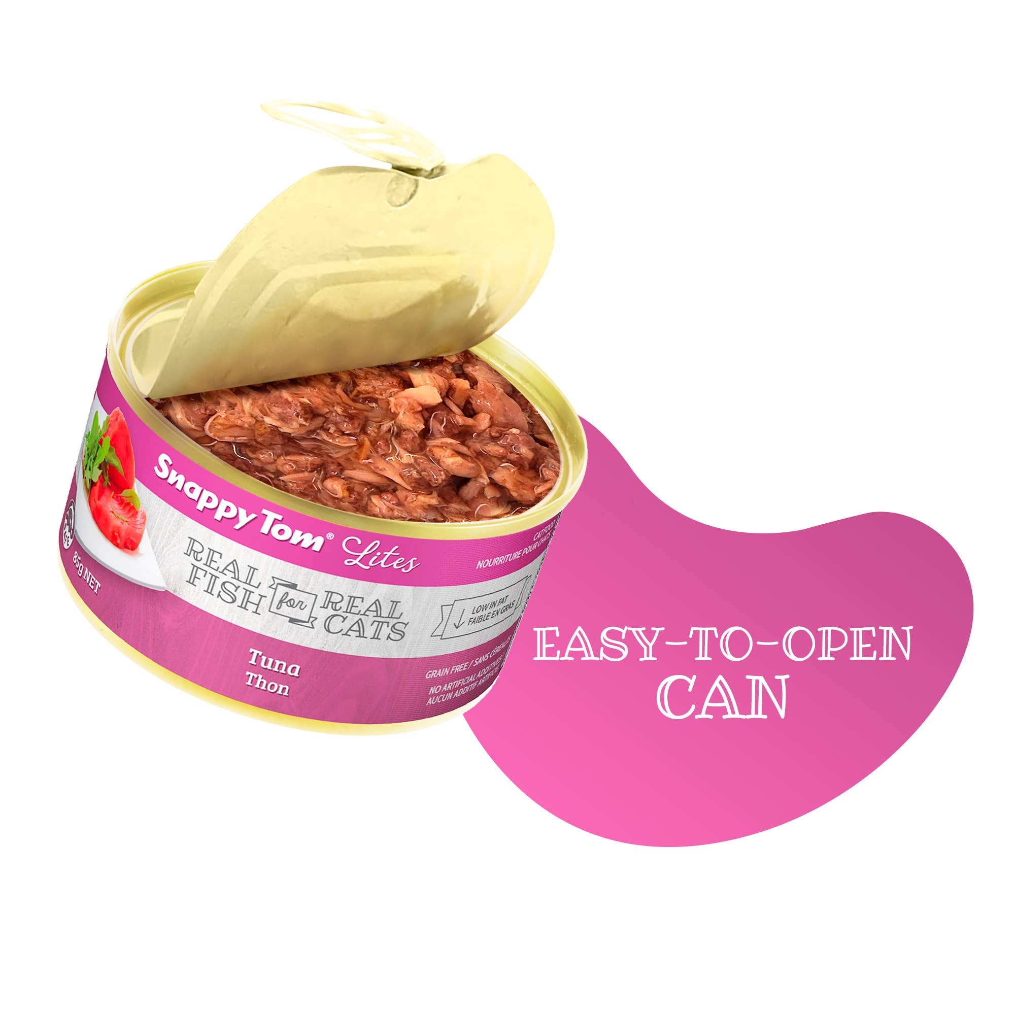 Snappy Tom Pet Supply - Wholesale Pet Food - Cat - Snappy Tom Lites® 3oz - Tuna1