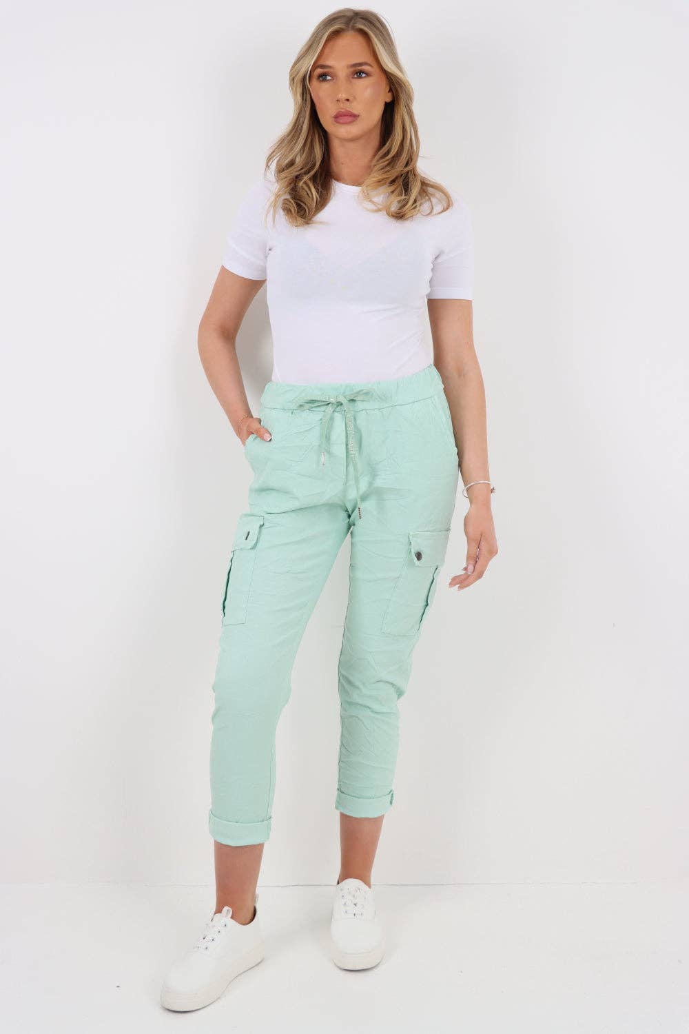 Miss Bold - Wholesale Pants - Women's - Italian Cargo Magic Trousers30