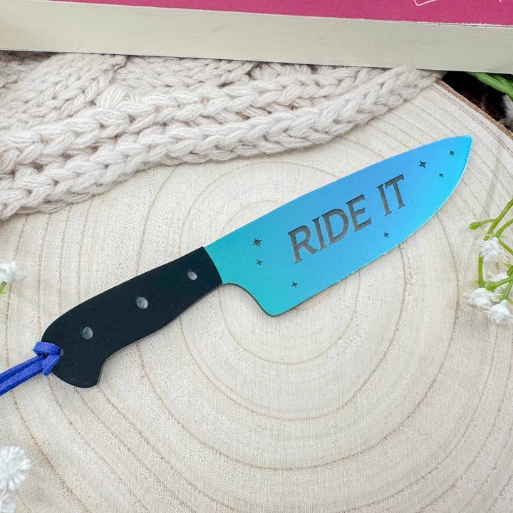 Scribbles Wholesale - Wholesale Bookmark - Ride It - Knife Bookmark 1