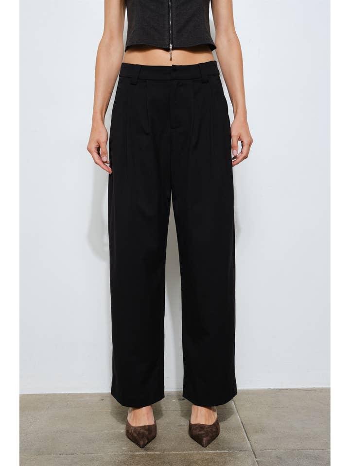 Renee Wide Leg Low Rise Trouser Pant and other Purchase Wholesale renee. Free Returns & Net 60 Terms on Faire trending on Faire.