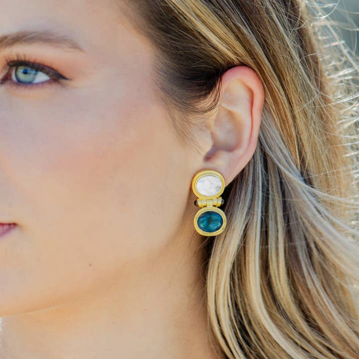 Marcia Moran – wholesale Dangle earrings – Bastille Earrings5