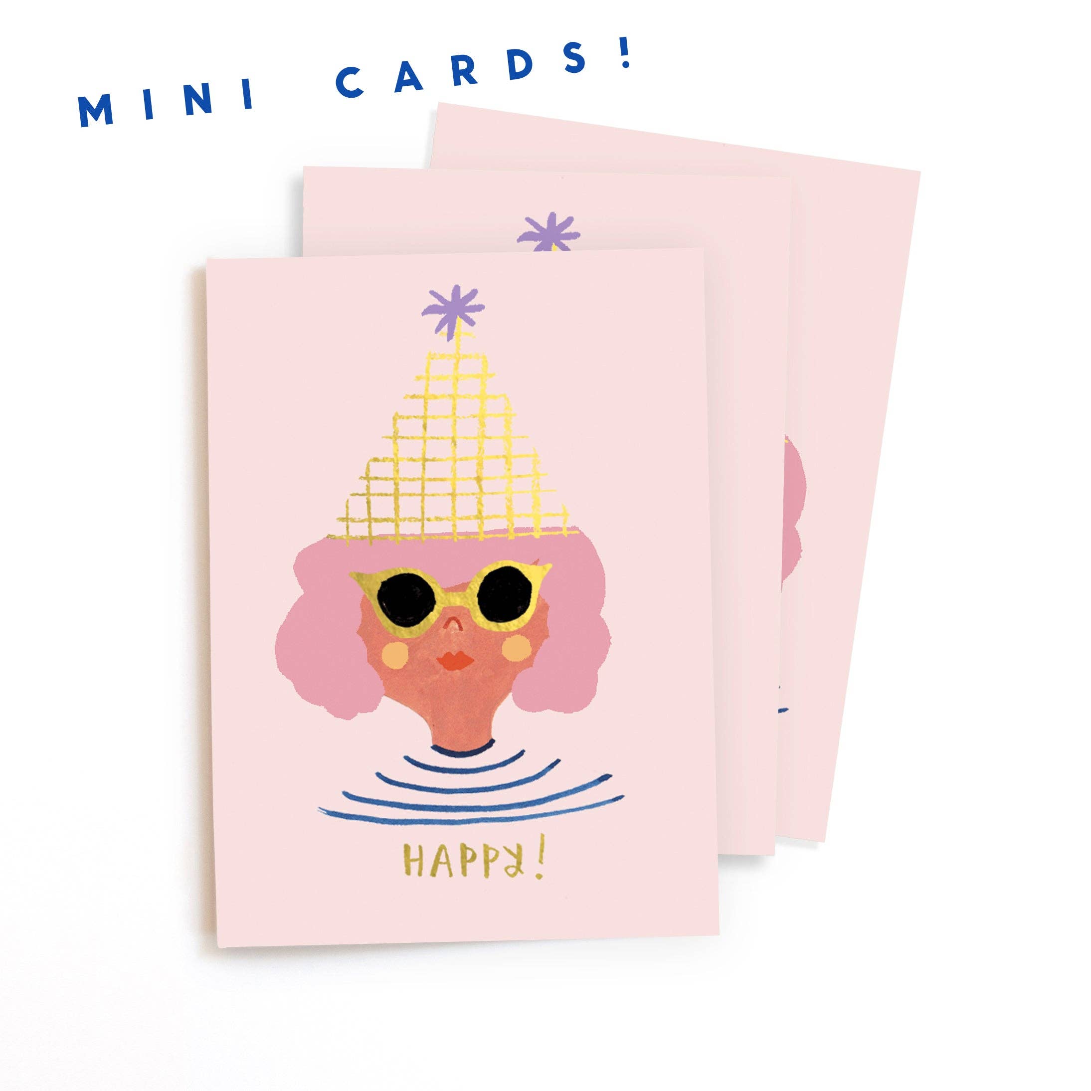 Carolyn Suzuki - Wholesale Gift Tag - PARTY GIRL - Mini Card Gift Tags3