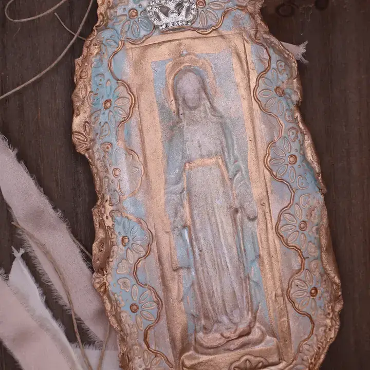 Provincial Posh - Wholesale Ornament - Mother Mary, Handmade Clay Art 13