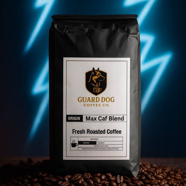Max Caf Blend for wholesale by Guard Dog Coffee