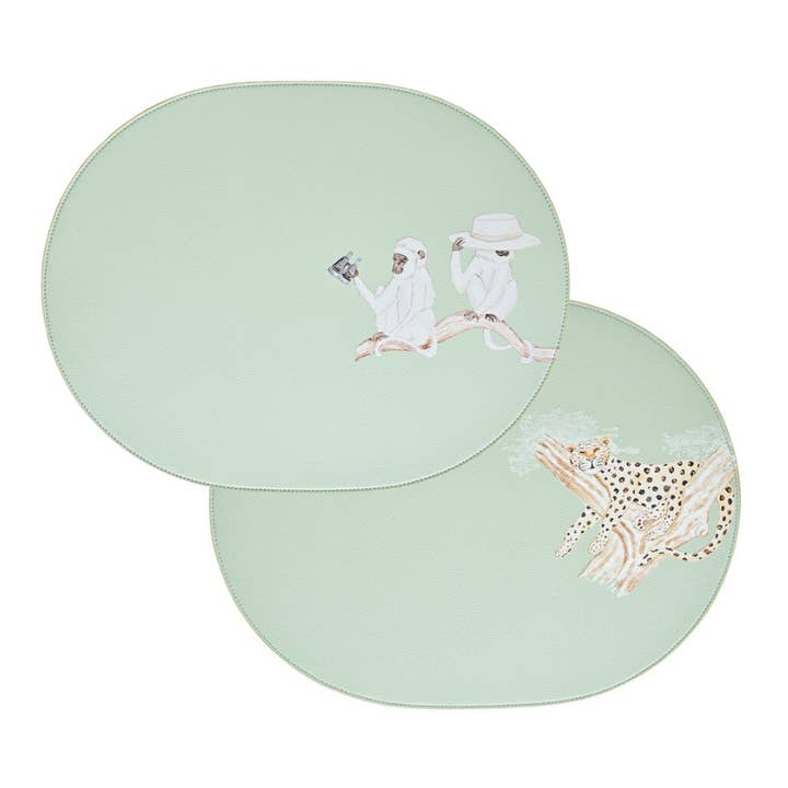 VINTAGE SAFARI Reversível Couro Faux por atacado de Von Gern Home