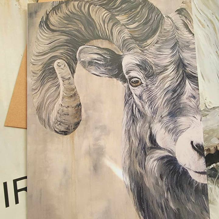 5x7 Hilsen Kort - "Buford" for engroshandel hos Shirley Kay Art