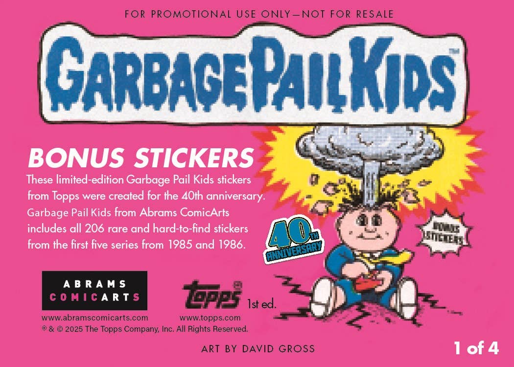 Abrams - Wholesale Graphic Novel - Garbage Pail Kids: 40th Anniversary Edition3