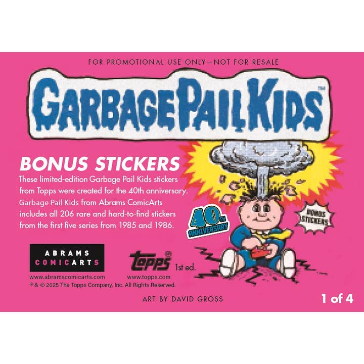Abrams - Wholesale Graphic Novel - Garbage Pail Kids: 40th Anniversary Edition3