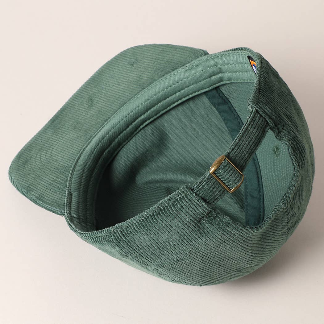 Fashion City – wholesale Baseball cap – Women's – Plain Corduroy Flat Brim Snapback Cap Baseball Hat16